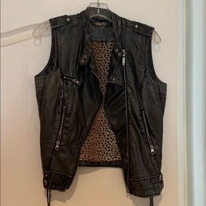 Guess Faux Leather Vest